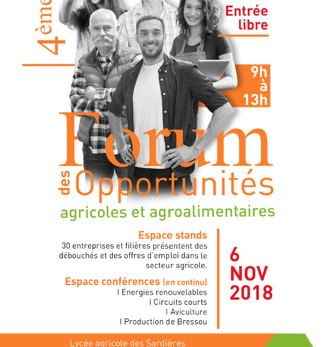Quatrième forum des opportunités agricoles le 6 novembre