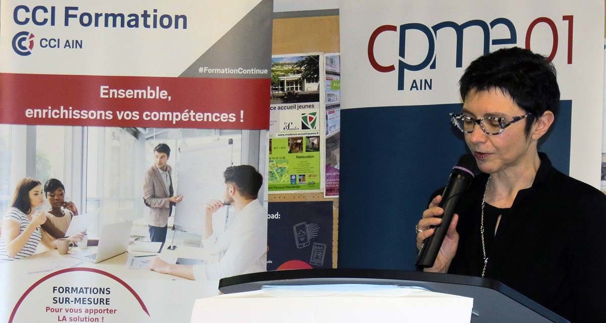 Vœux CPME Ain Agnès Bertillot