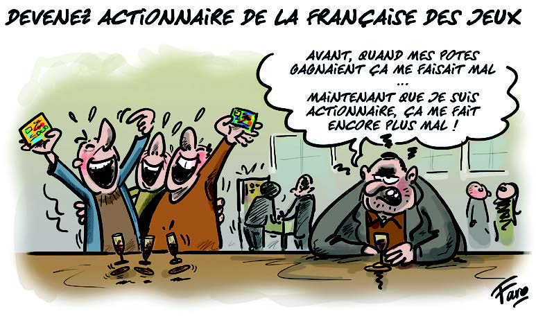 La privatisation de la Française des jeux vue par Faro
