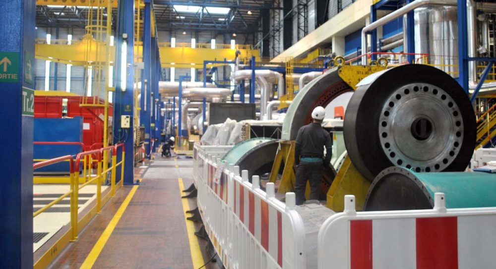 Travaux salle des machines ©EDF CNPE du Bugey