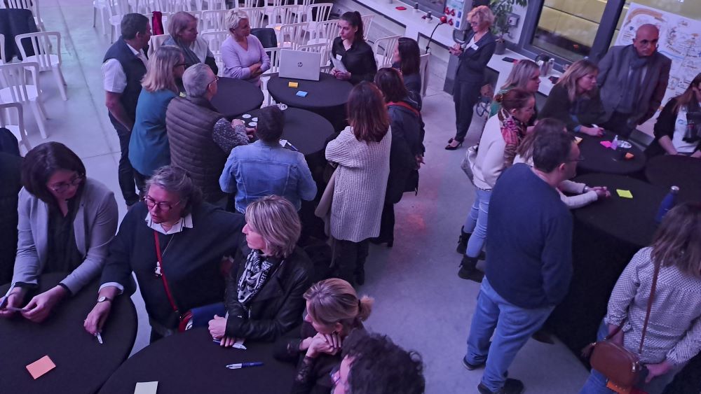 Cette soirée Ain'Team RH a commencé par des ateliers autour de diverses thématiques RH.