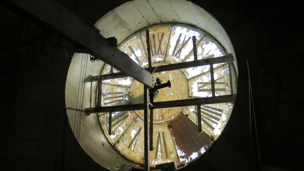 Co-cathédrale ND - Horloge intérieur