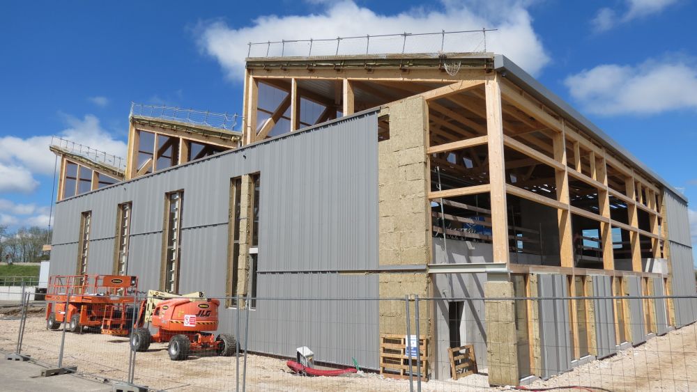 Ain : au lycée Alexandre Bérard, le pôle logistique sort de terre