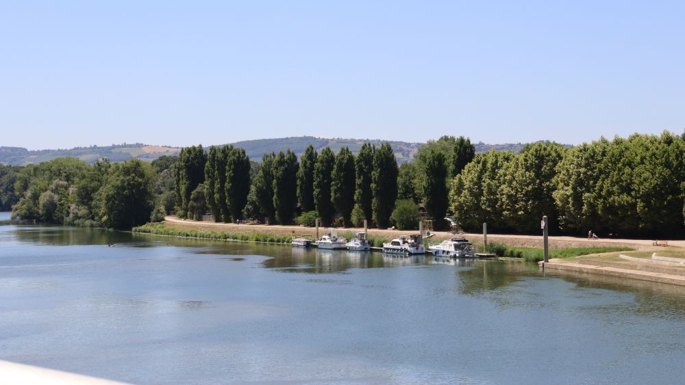 La halte fluviale du port de Trévoux. © Carole Muet
