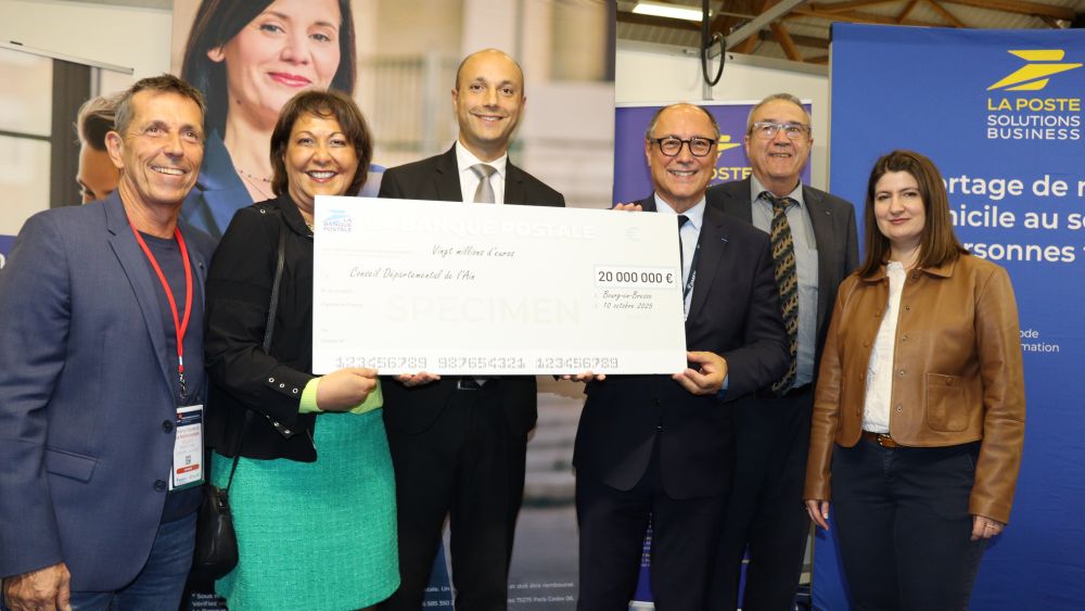 Un partenariat durable entre le Département de l&rsquo;Ain et La Banque Postale