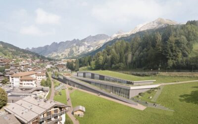 La Clusaz : un complexe sportif fondu dans le paysage