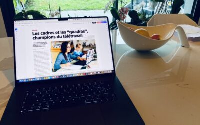 Infographie : les cadres et les « quadras”, champions du télétravail