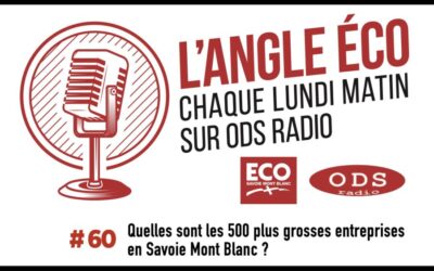 Podcast | L&rsquo;angle ECO avec ODS Radio | Épisode #60 : quelles sont les 500 plus grosses entreprises en Savoie Mont Blanc ?