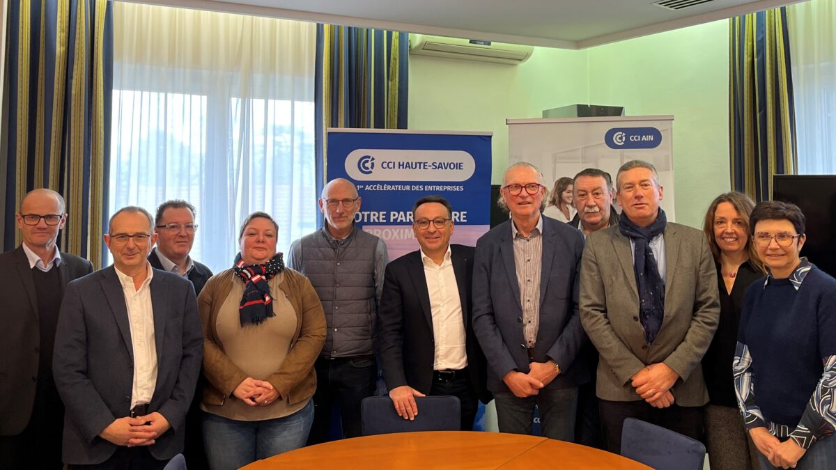 Rapprochement CCI Ain X Haute-Savoie. © CCI 01