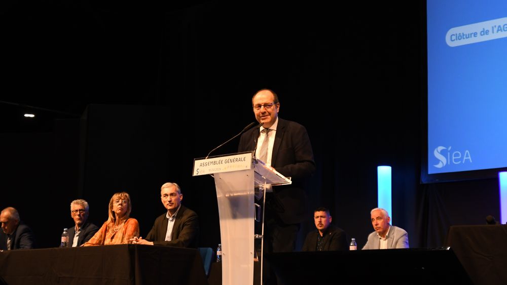 Walter Martin réélu à la tête du SIEA. © SIEA