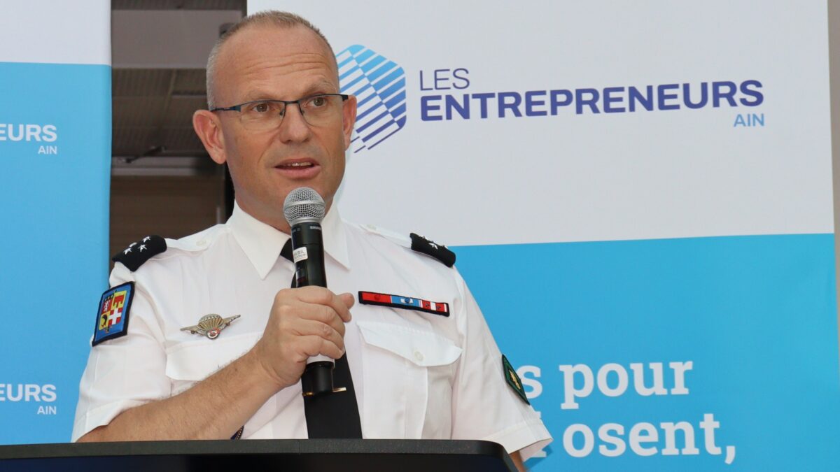 Intervention du Général Alain Lardet. © Carole Muet