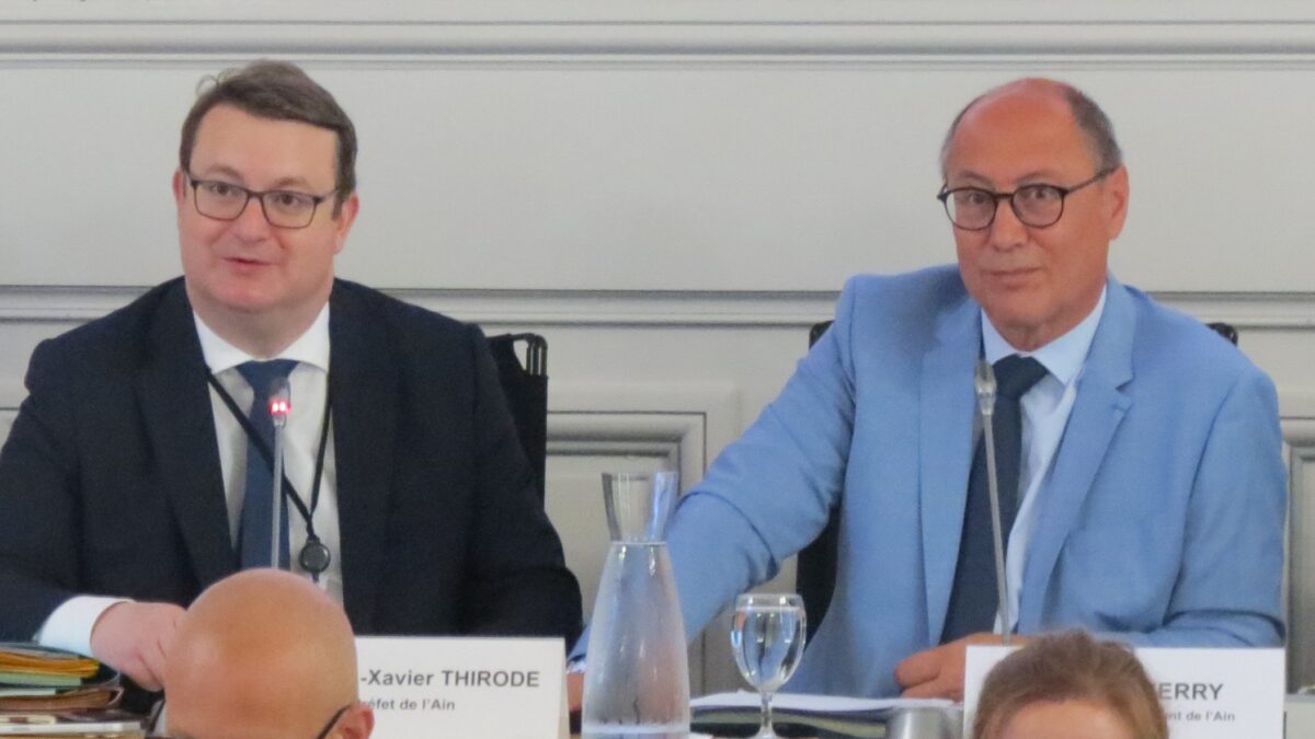 Louis-Xavier Thirode et Jean deguerry, lors de la session du Département - juillet 2026.