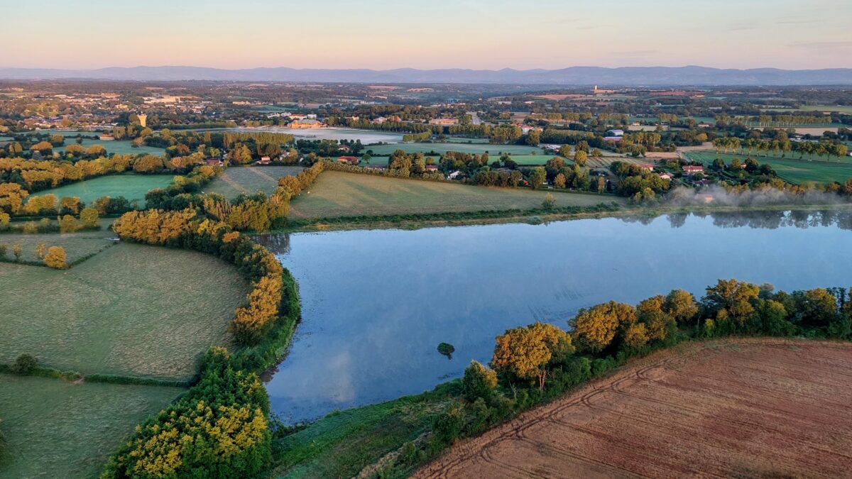 Montgolfière en Dombes © Stéphanie Jouet Dombes Tourisme
