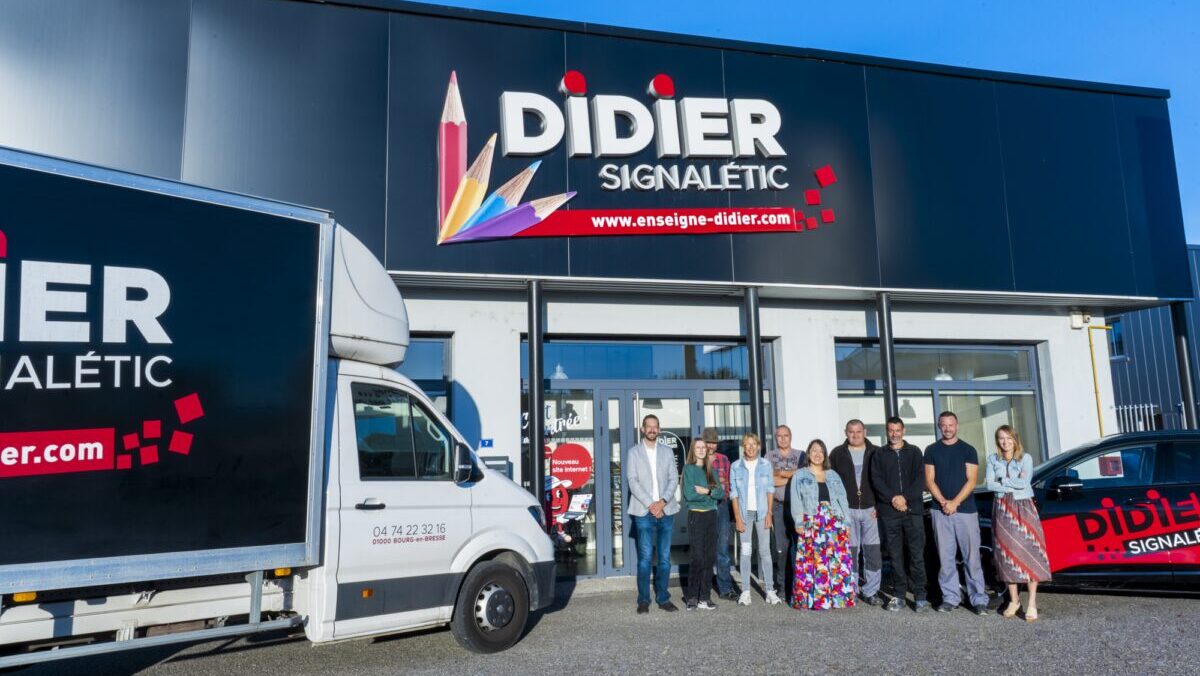 L’équipe de Didier Signalétique. © Didier Signalétique