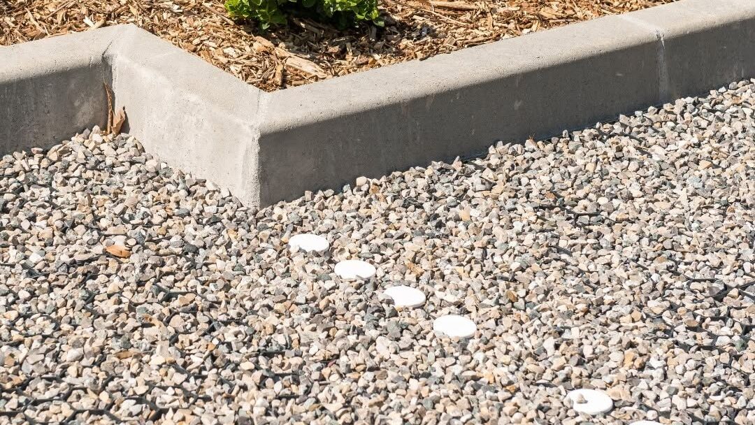 Solution de stabilisation de graviers développée par Jouplast. © Jouplast