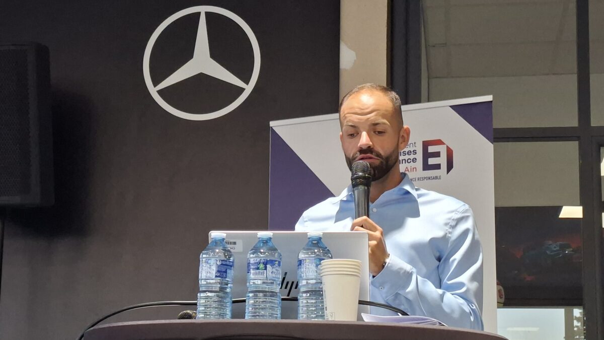 Charles Badoux, conseiller commercial entreprise du groupe Chopard Mercedes-Benz. © Carole Muet