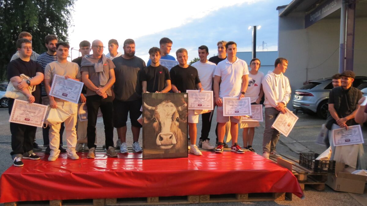 Des apprentis fraîchement diplômés, mis en lumière lors de la 6e Fête de la boucherie.