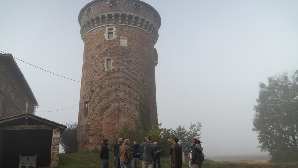 La Représentation de la Commission européenne en visite en Dombes, à la Tour du Plantay. © CC Dombes